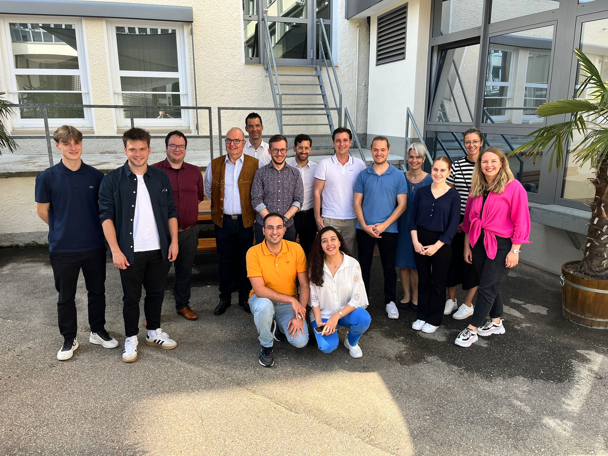 Gruppenfoto Innovation Lab Pitches im St. Georgener Technologiezentrum